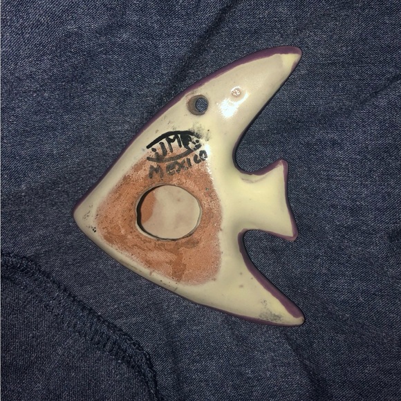 5 Talavera Pottery Angel Fish… Just found another one - Picture 3 of 3